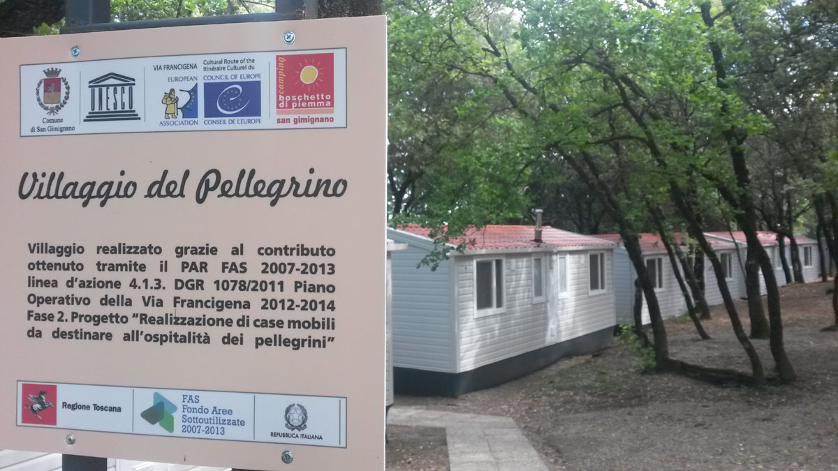 Inaugurato il Villaggio del pellegrino lungo la Via Francigena