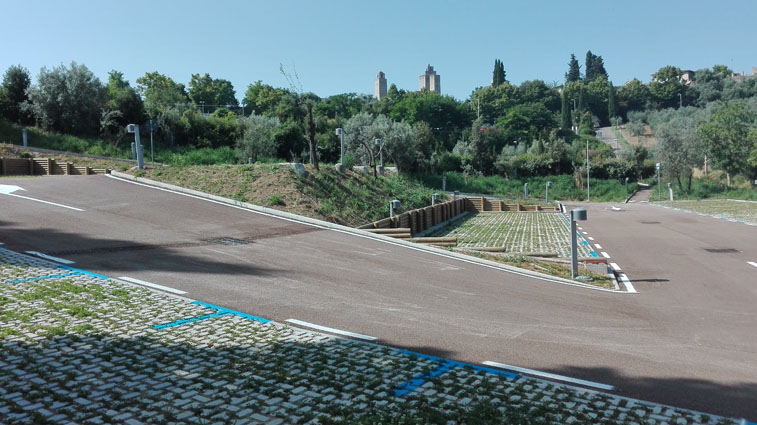In funzione il nuovo parcheggio turistico in località Bagnaia