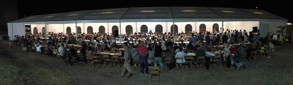 Terremoto, 500 persone a cena di beneficenza. Raccolti oltre 9mila euro per le popolazioni colpite