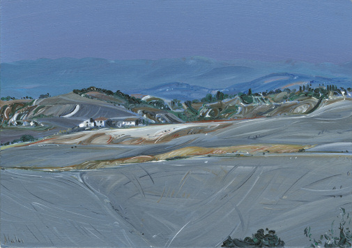 “Odor di Terra” nei colori dei paesaggi senesi. Al via la mostra di Anna Sala