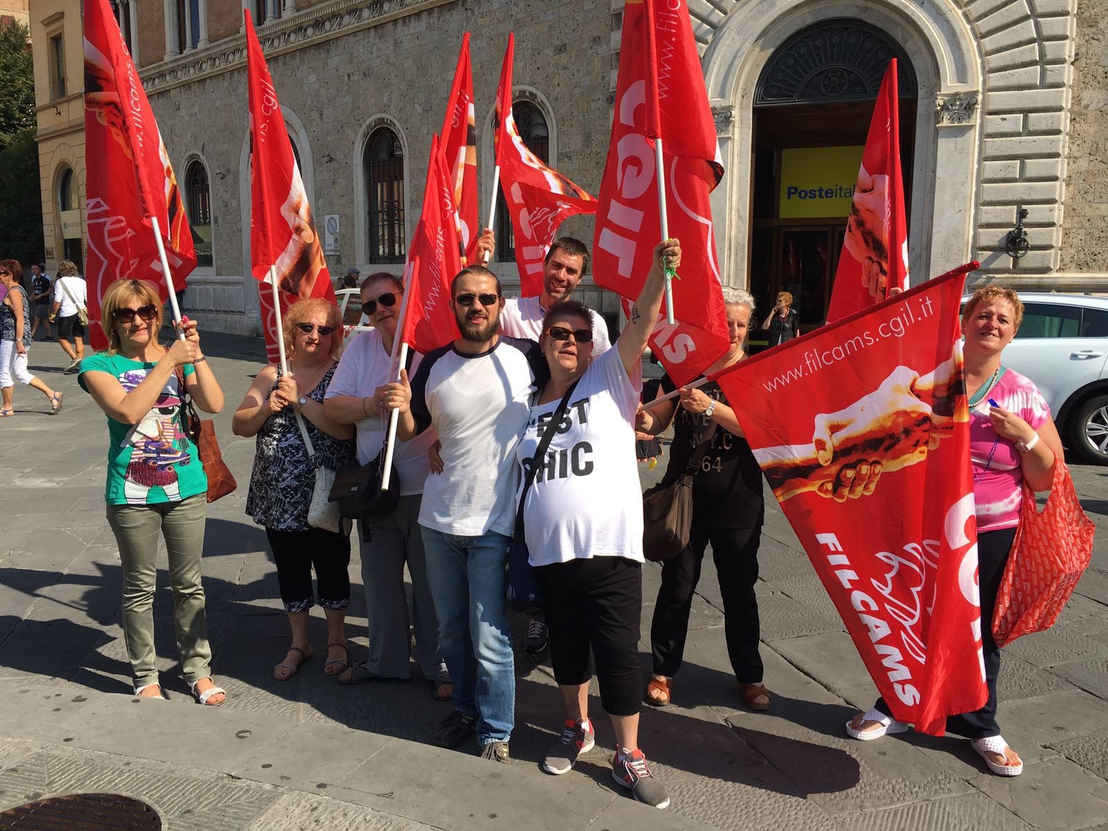 Pagamenti in ritardo. Siena, dipendenti della società di pulizie degli uffici postali in sciopero