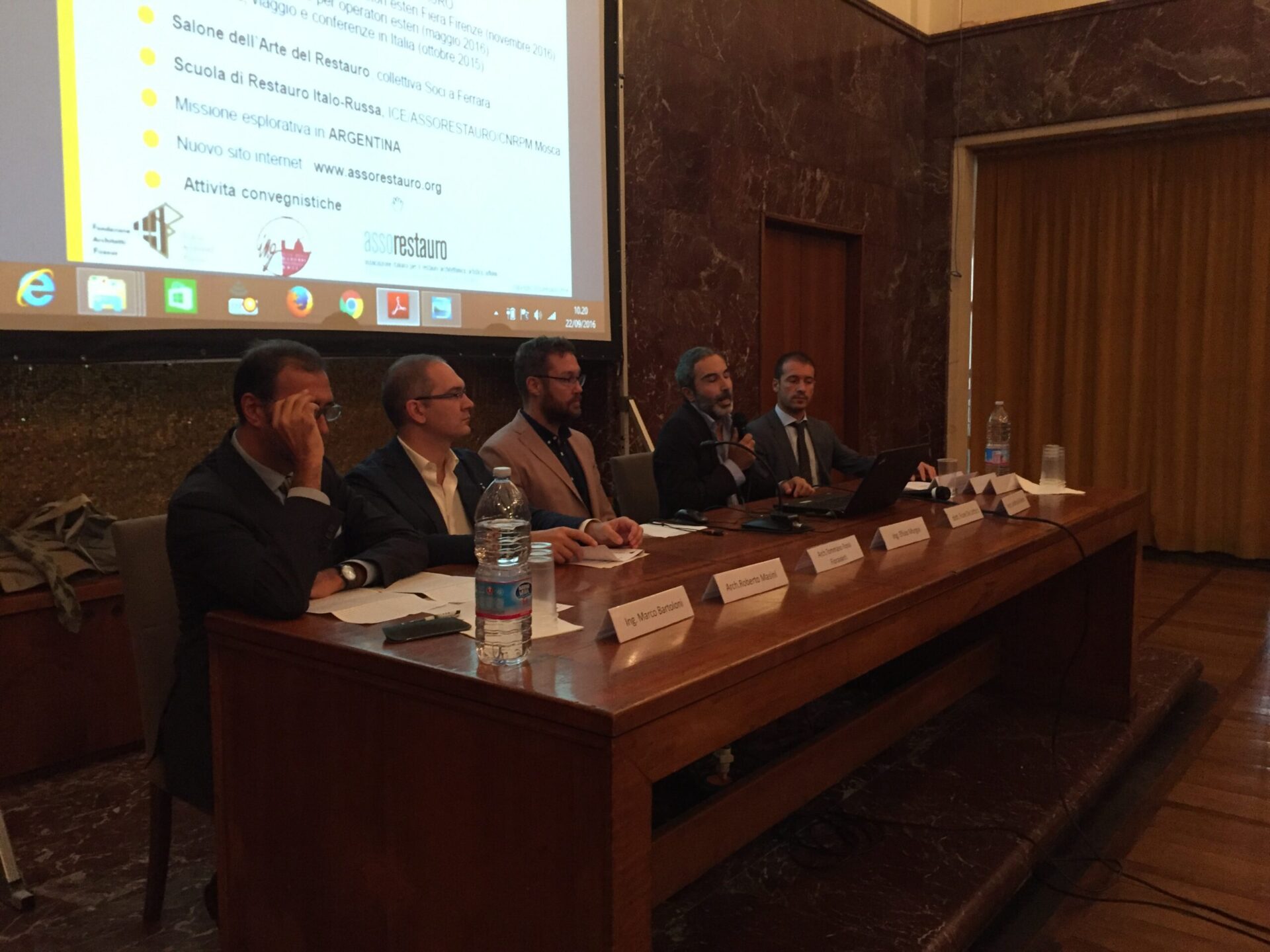 Architettura del futuro. Carbonara al convegno sul restauro: «Firenze guardi oltre il suo passato»