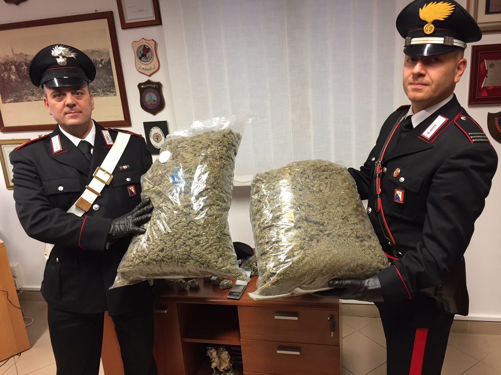 Valdelsa stupefacente. Sequestrati 10 kg di marijuana, spacciatori «insospettabili»