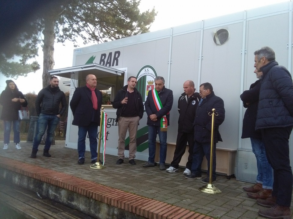 Un nuovo spazio per lo sport e l’associazionismo, inaugurato il locale accanto allo stadio