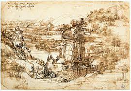 L’opera contesa. Disegno di Leonardo da Vinci raffigura l’Umbria? No, è la Toscana