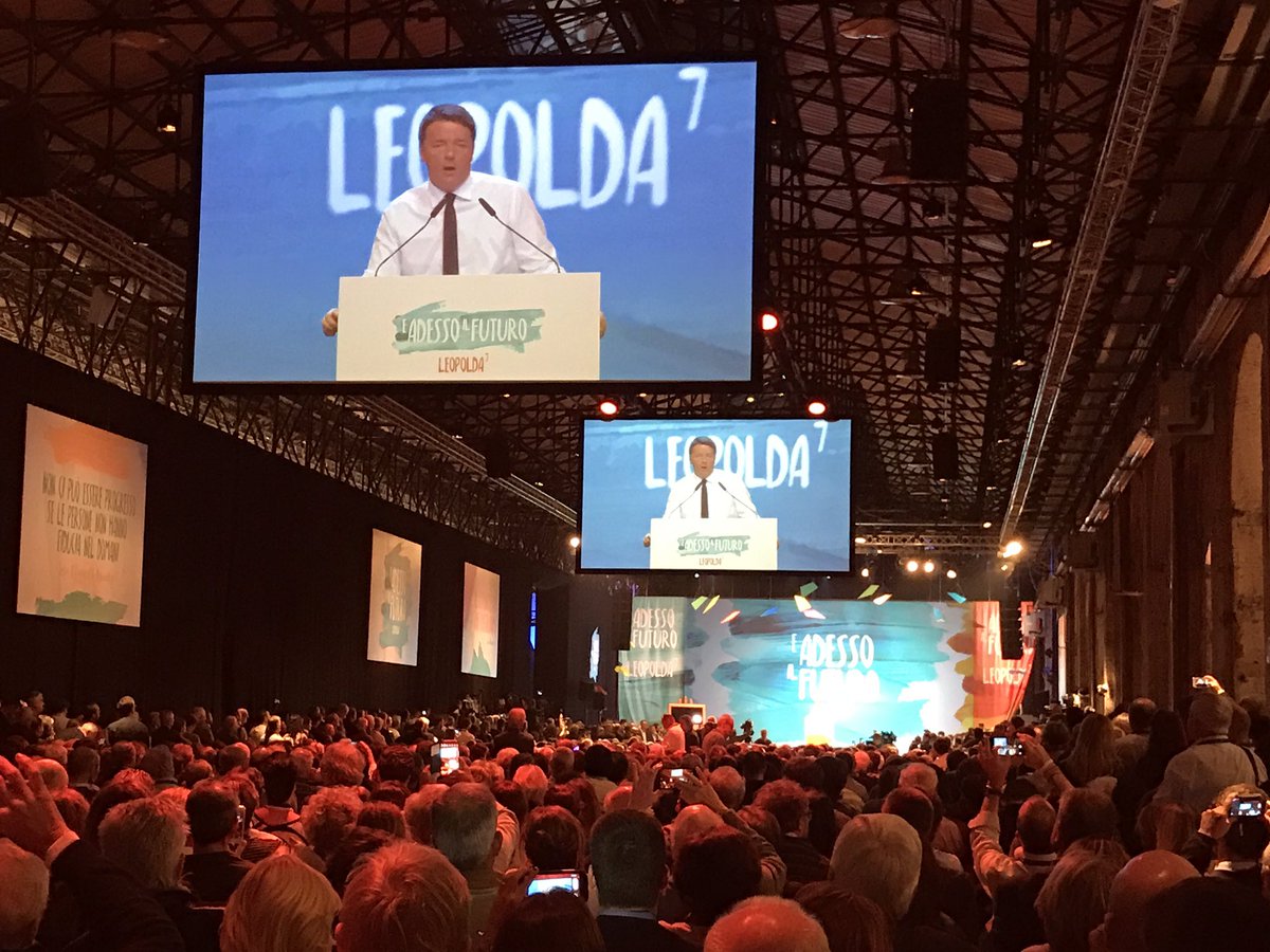 Renzi, Leopolda straordinaria anticipata. A Firenze dal 1 al 3 settembre