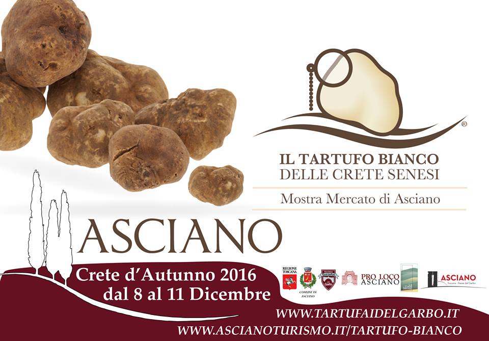 Mostra Mercato del Tartufo Bianco delle Crete Senesi ad Asciano dall’8 all’11 dicembre