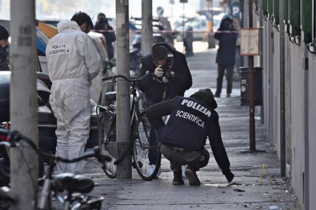 Explosion of a bomb in Florence