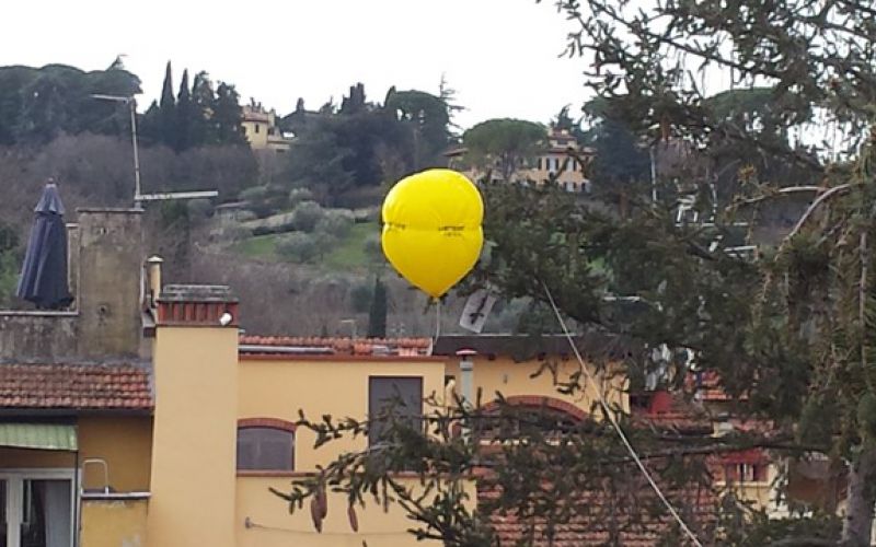 Da Faenza a Firenze. Il volo del palloncino romagnolo fino in toscana