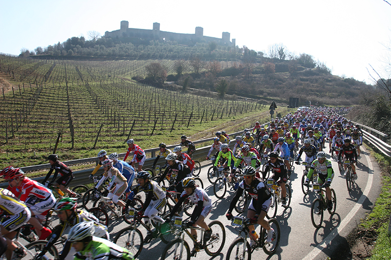 Gran fondo Castello di Monteriggioni, la grande mountain bike è di casa