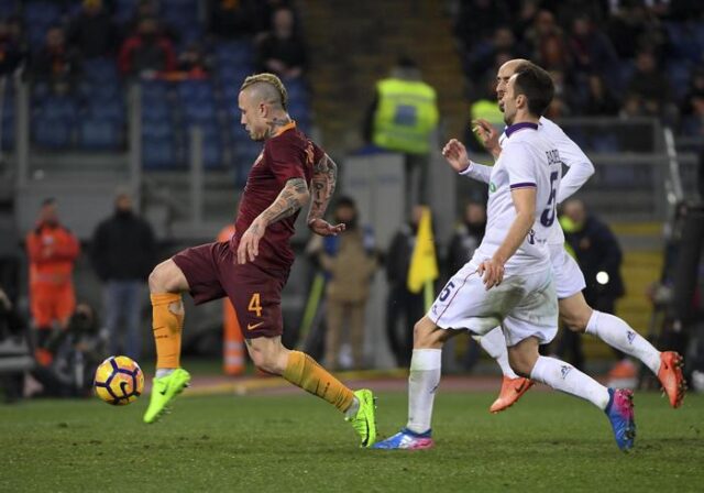 Soccer: Serie A, Roma-Fiorentina