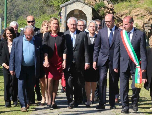Ceremony at Sant'Anna di Stazzema