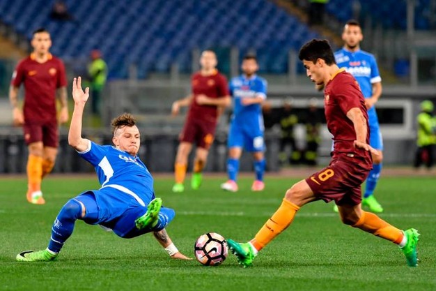 Record negativo. L’Empoli va ko, contro la Roma settima sconfitta consecutiva