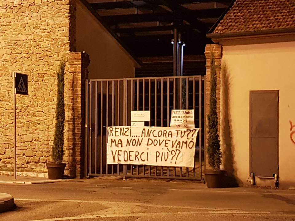 Comitato d’accoglienza. Renzi domenica in città, le Vittime del Salvabanche: «Ma non dovevamo vederci più?»