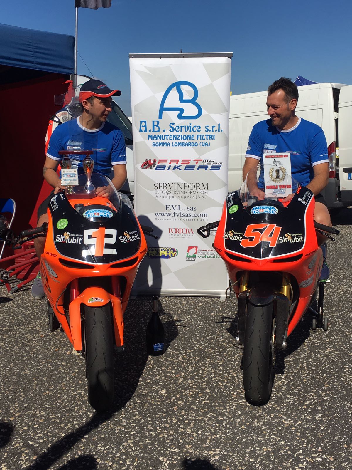 Team Fast Bikers Sinalunga, campione italiano National Trophy e Centro Italia