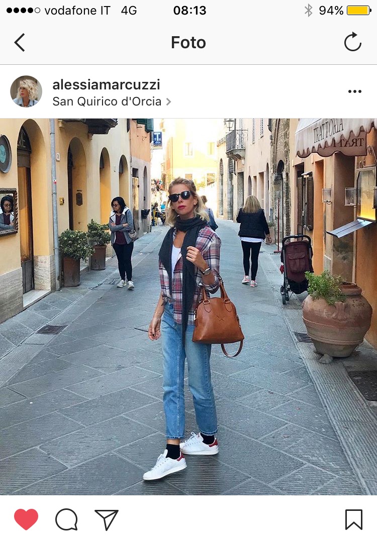 Relax in Val d’Orcia. Alessia Marcuzzi stregata da Bagno Vignoni e San Quirico