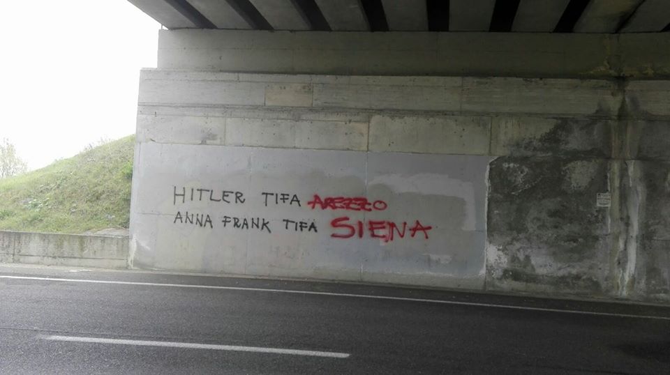 “Scritte antisemite, pronta denuncia contro ignoti”, intervento del sindaco di Sinalunga