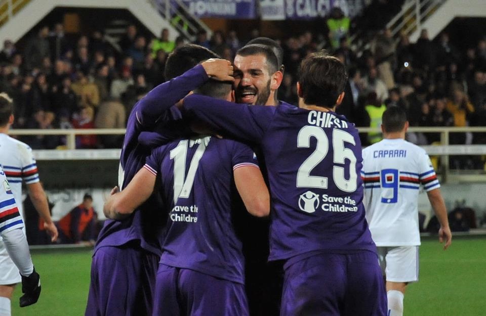 Fiorentina avanti in Coppa Italia. Babacar e Veretout stendono la Samp