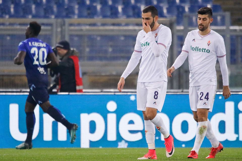 Fiorentina la coppa è amara. Alla Lazio basta Lulic, viola eliminati