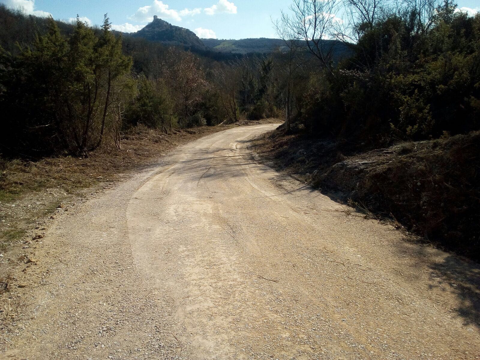 Bagno Vignoni, sistemazione conclusa per strada bianca ex Solet