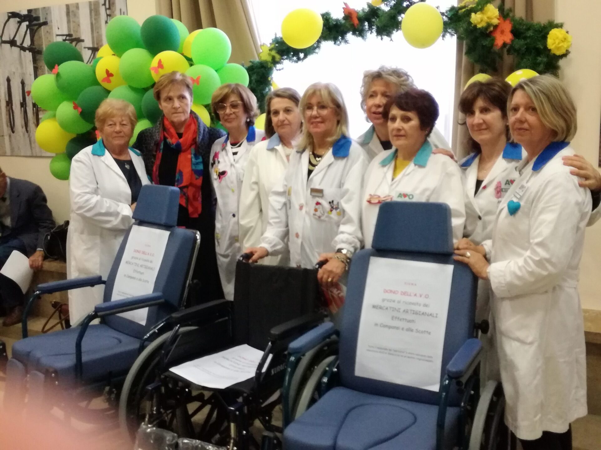 La donazione dell’Avo. Tre carrozzine di ultima generazione per gli ospiti del Campansi