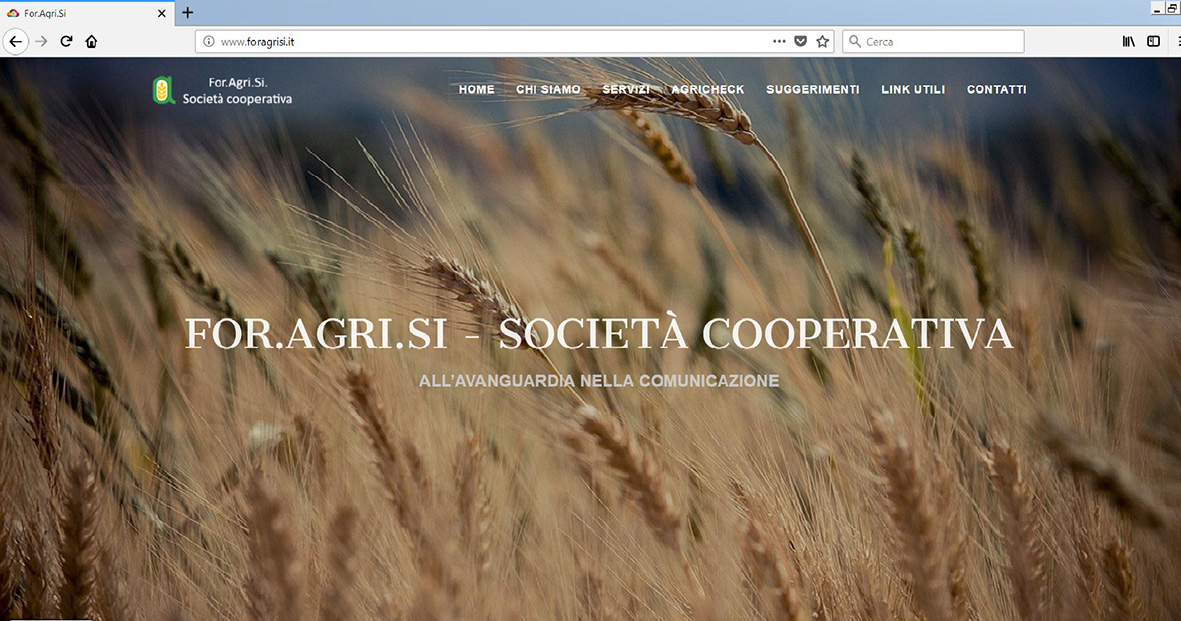 Innovazione e formazione in agricoltura sbarcano in rete, on line il nuovo sito www.foragrisi.it