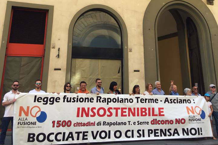 C’è chi dice no. Fusione Rapolano e Asciano, oltre 1500 firme contrarie consegnate in Regione