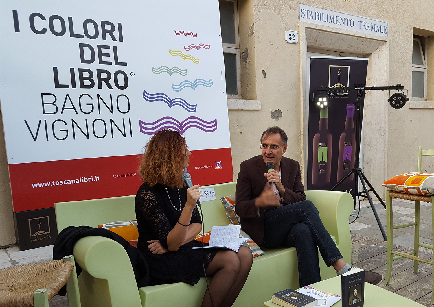 I colori del libro tornano ad illuminare Bagno Vignoni