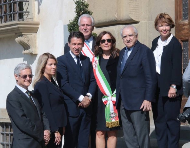 Prima volta. Premier Conte all’Accademia della Crusca: «La lingua italiana è bellissima»