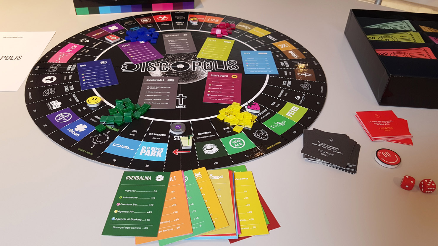 Clubbing is not hobby. Ecco Discopolis, Il primo gioco da tavolo delle discoteche
