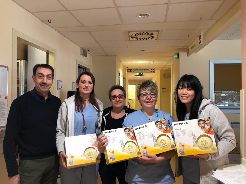 Il dono. 4 tiralatte elettrici per il Reparto di Neonatologia e Terapia Intensiva Neonatale