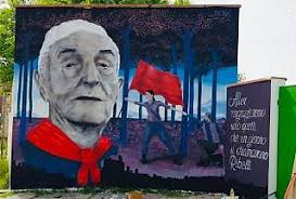 Dedicato a Pillo. Un murale gigante per il partigiano simbolo della Liberazione