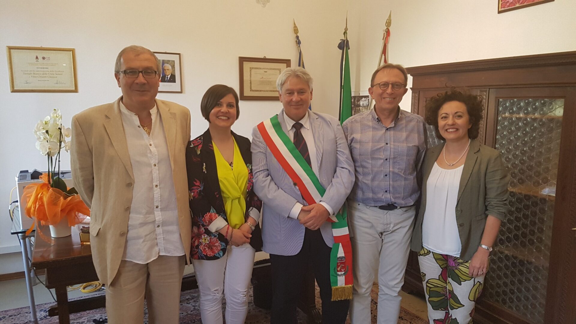 Nominata la nuova Giunta del Comune di Asciano, due donne e due uomini al fianco del sindaco Fabrizio Nucci