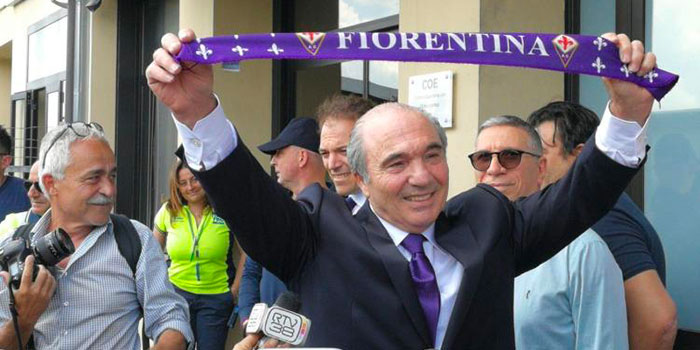 Magnifico messere per un giorno. Commisso torna a Firenze: «Spero in una Fiorentina divertente, la voglia c’è»