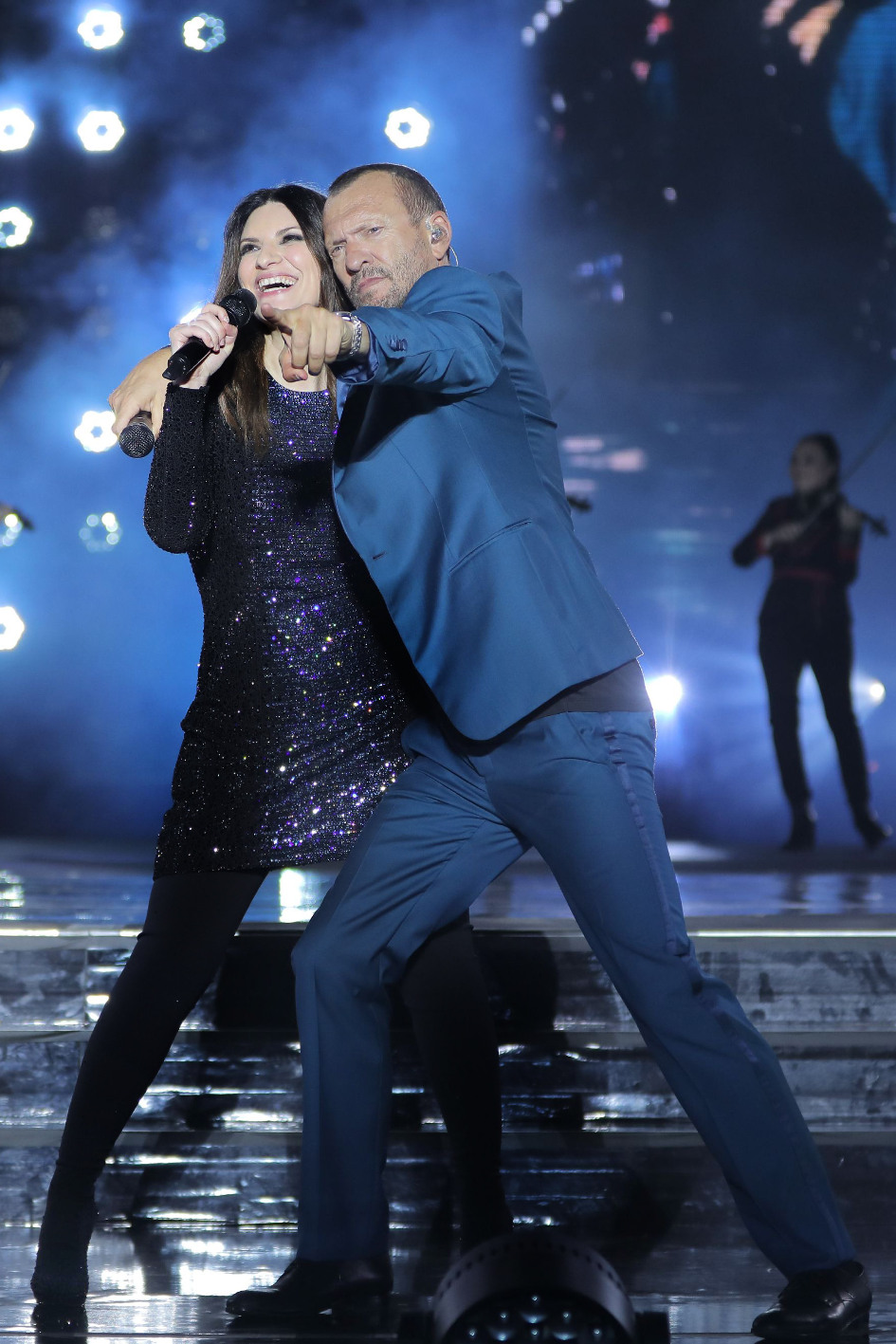 Il concerto. All’Artemio Franchi il grande show estivo di Laura Pausini e Biagio Antonacci