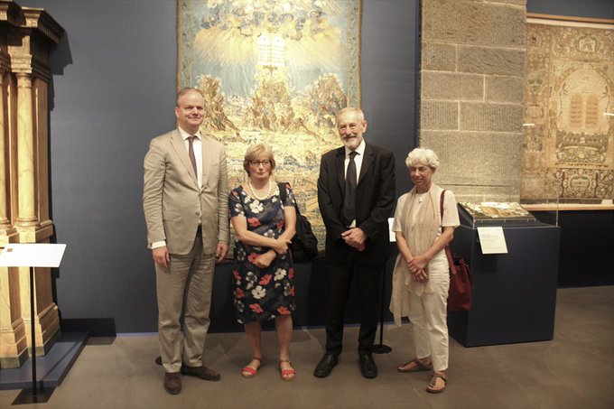 Visita speciale. Il rabbino capo di Roma agli Uffizi per mostra ‘Tutti i colori Italia ebraica’