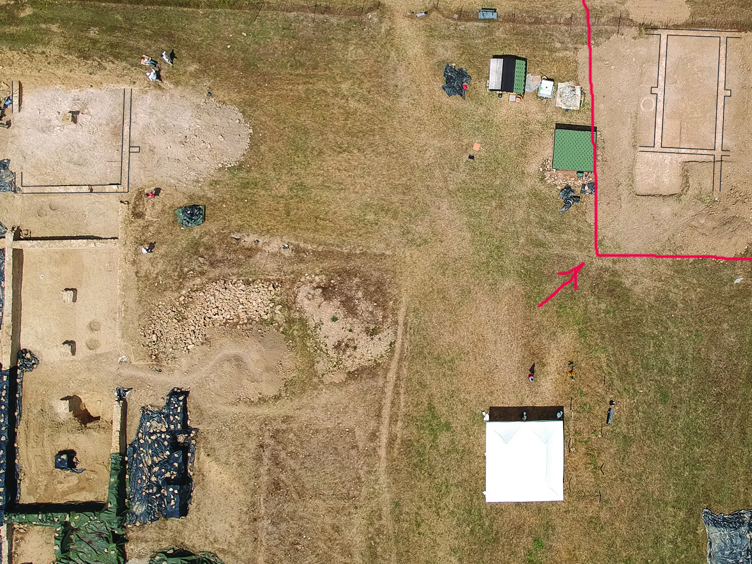La scoperta. Scavi archeologici ad Aiano, torna alla luce il “quartiere” della Villa Romana