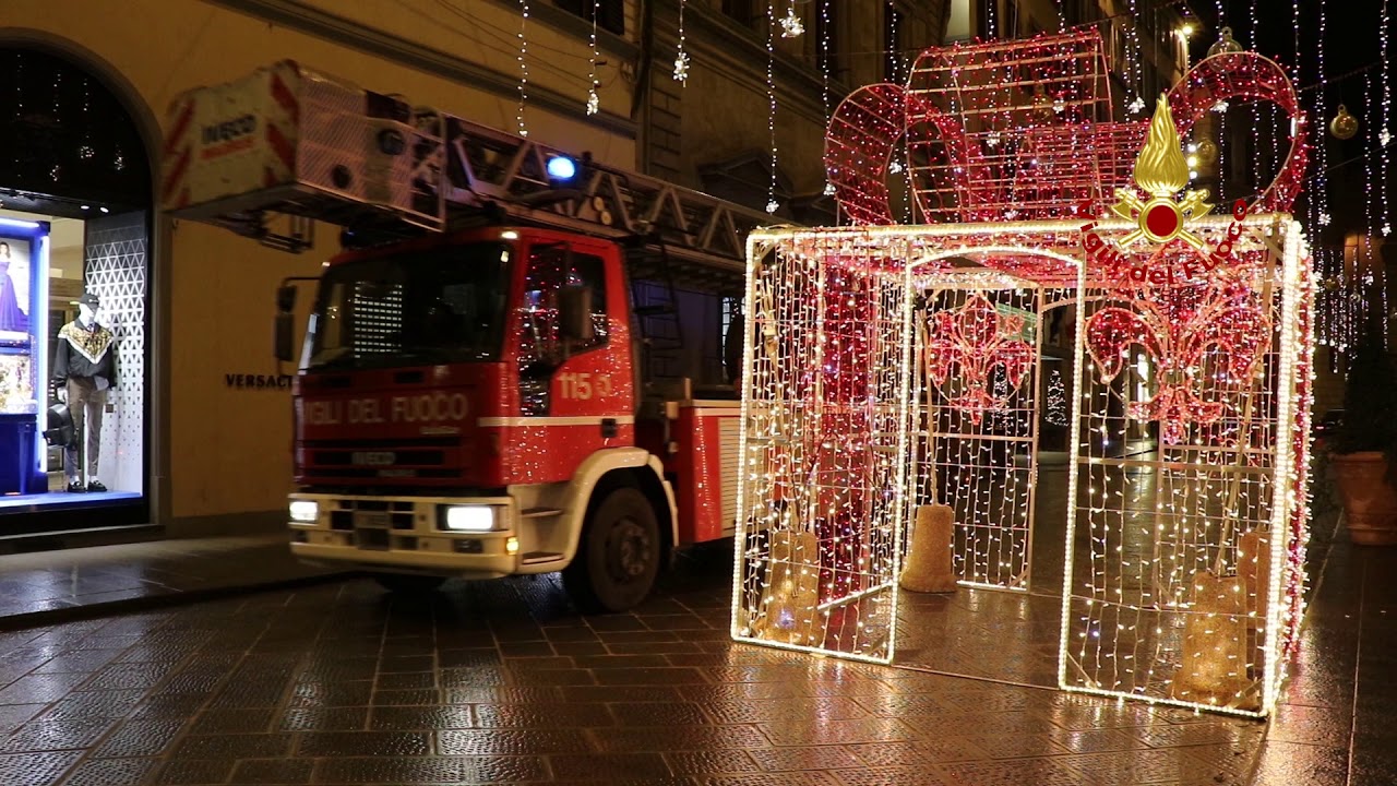 Vigili del Fuoco, dal Comando di Firenze l’augurio di un sereno Natale