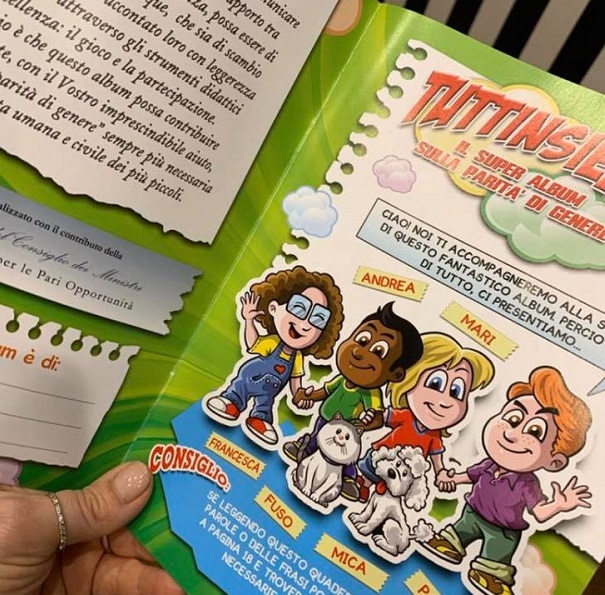 Tuttinsieme. Parità di genere e rispetto delle donne si imparano a scuola con cartoon, gif e il quaderno didattico