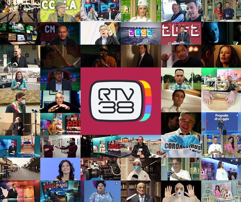 Boom di ascolti per Rtv38. L’emittente si conferma al primo posto nel centro Italia. Crescita di telespettatori del 140% rispetto al marzo2019