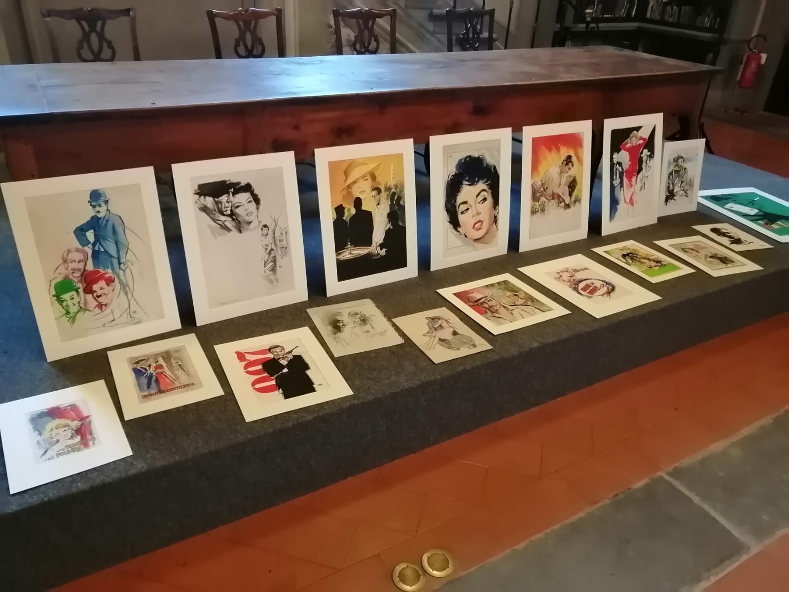 La restituzione. Ritrovati bozzetti delle locandine dei film  disegnati da Campeggi, ci sono anche “Via col Vento” e “Casablanca”