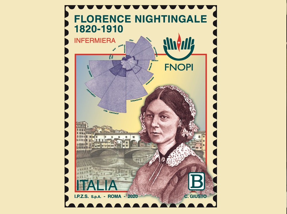 L’omaggio. Anno internazionale dell’infermiere, un francobollo celebra Florence Nightingale