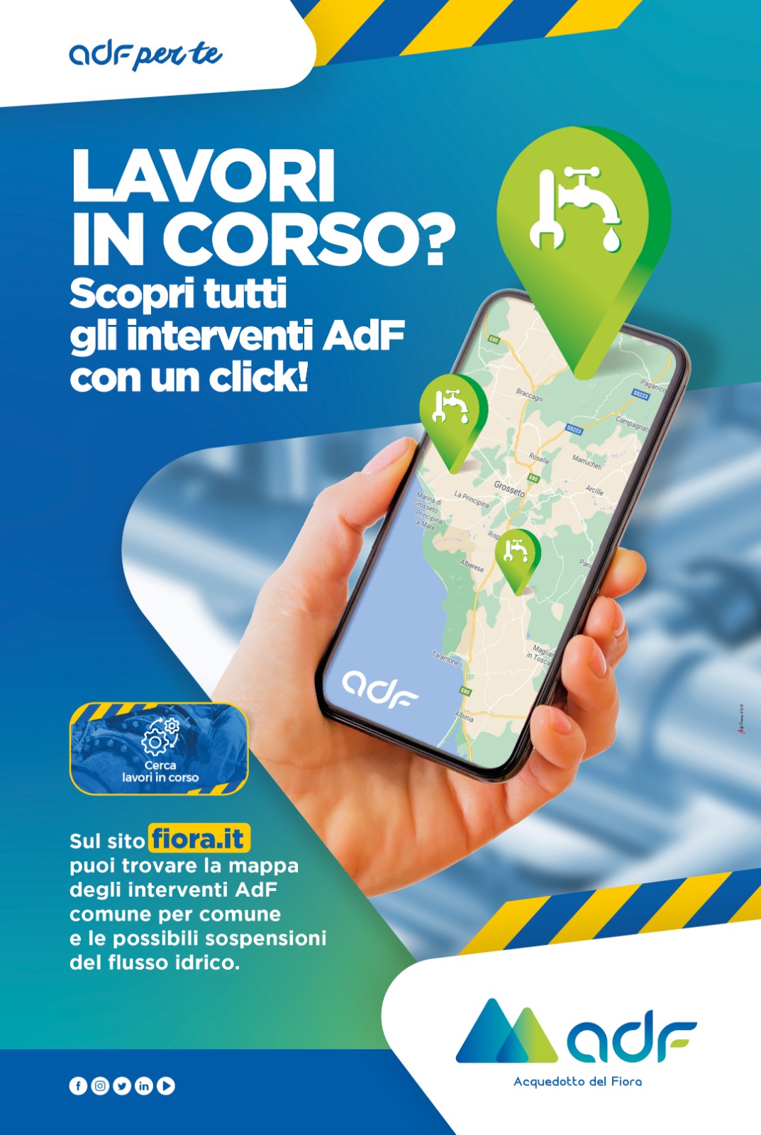 A portata di click. AdF, la mappa degli interventi programmati approda on line