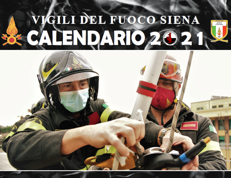 Il grande cuore di Siena. Online il calendario dei Vigili del Fuoco, ricavato per la Fondazione Nannini