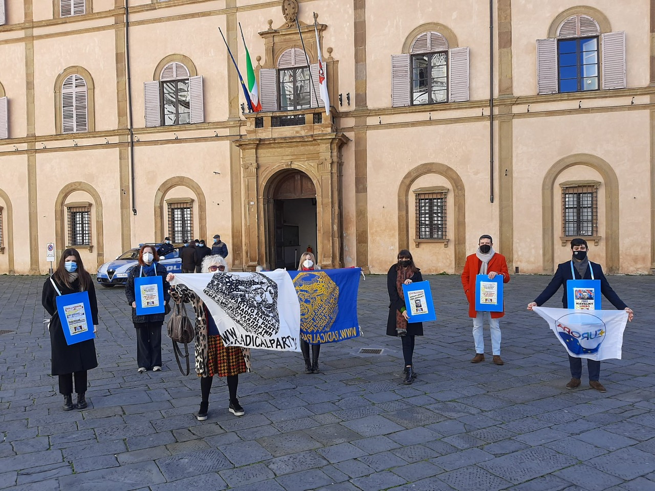 Navalny libero. Sit-in a Siena, Radicali: “Europa valuti sanzioni a Russia”