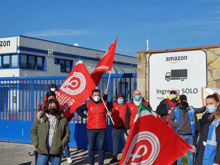 Alta adesione in Toscana allo sciopero dei lavoratori Amazon. Filt Cgil: «Ora l’azienda ci ascolti»