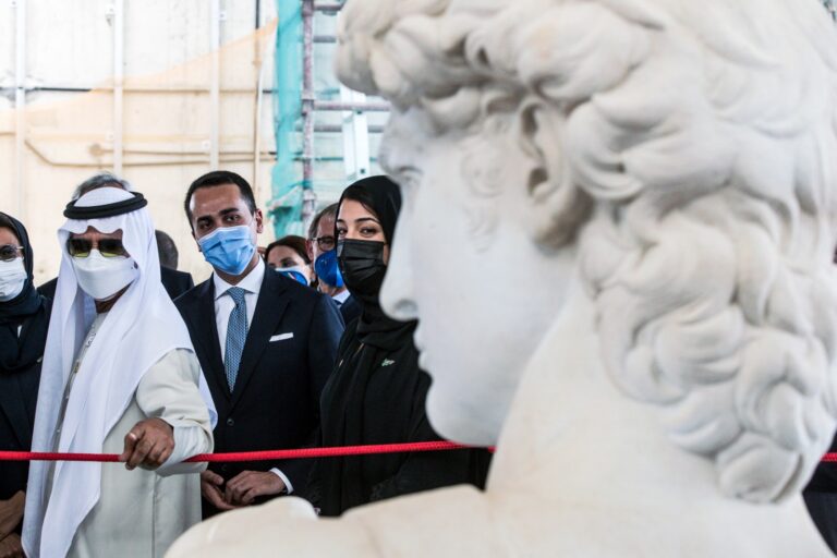 Svelata la copia 3D del David a Expo Dubai, Di Maio: «Milioni di persone avranno voglia di venire in Italia»