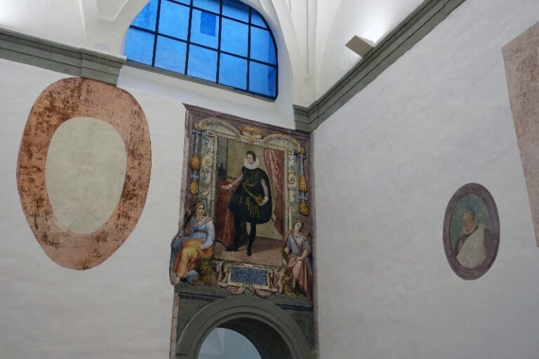 Sorpresa agli Uffizi. Affreschi perduti del 600 riaffiorano nei nuovi spazi nel seminterrato