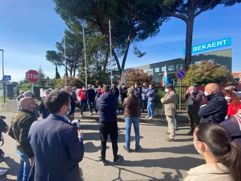 «Non dimentichiamoci 100 operai ancora senza lavoro». Fim Cisl Toscana tiene alta l’attenzione sulla vertenza Bekaert