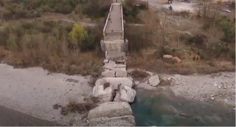 Val d’Orcia spezzata in due, il ponte crollato tra le priorità per il Recovery